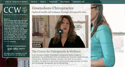 Desktop Screenshot of greensborochiropractor.com
