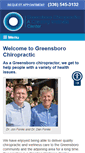 Mobile Screenshot of greensborochiropractor.net